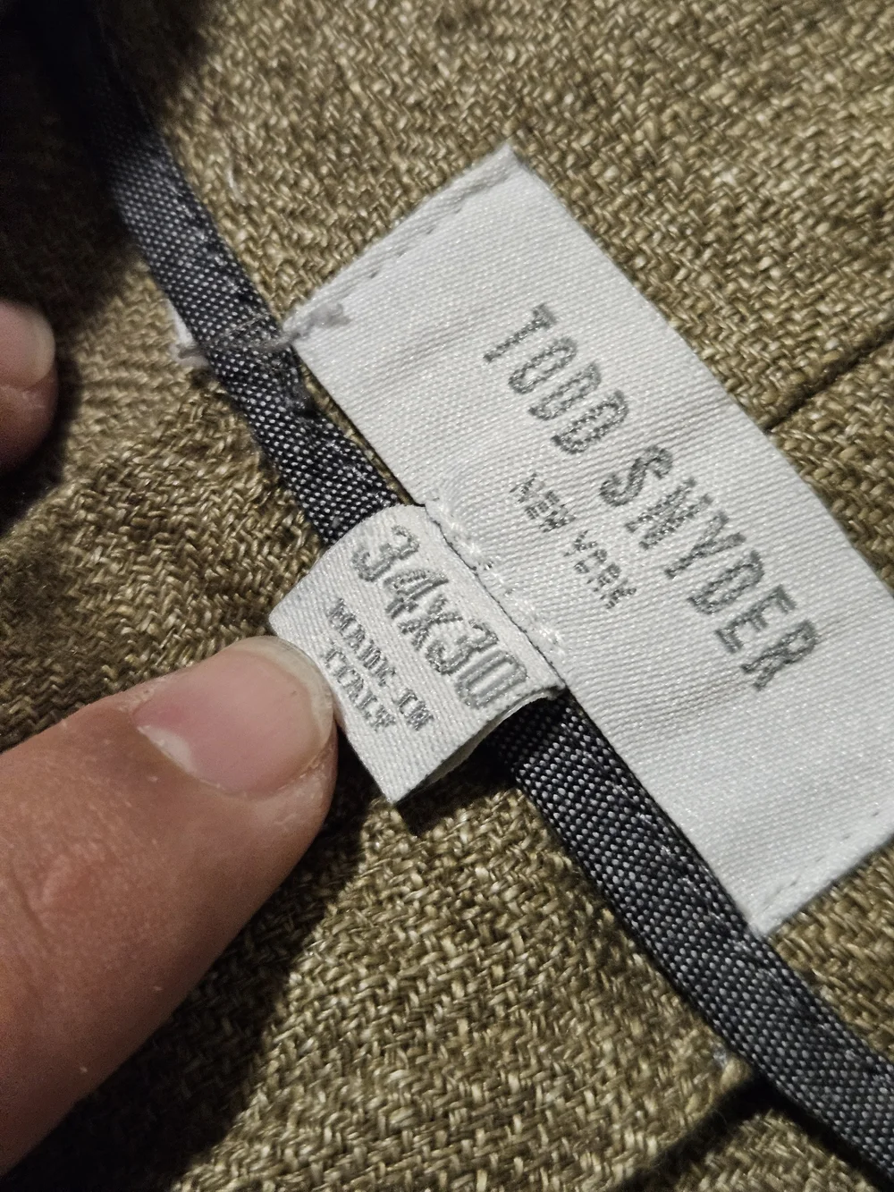 Todd Snyder 100% Linen Pants